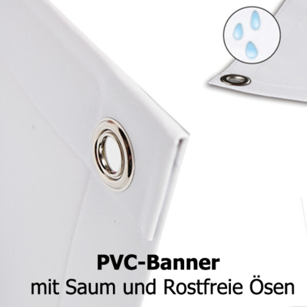 Werbebanner Blockout 4+0 700/m²