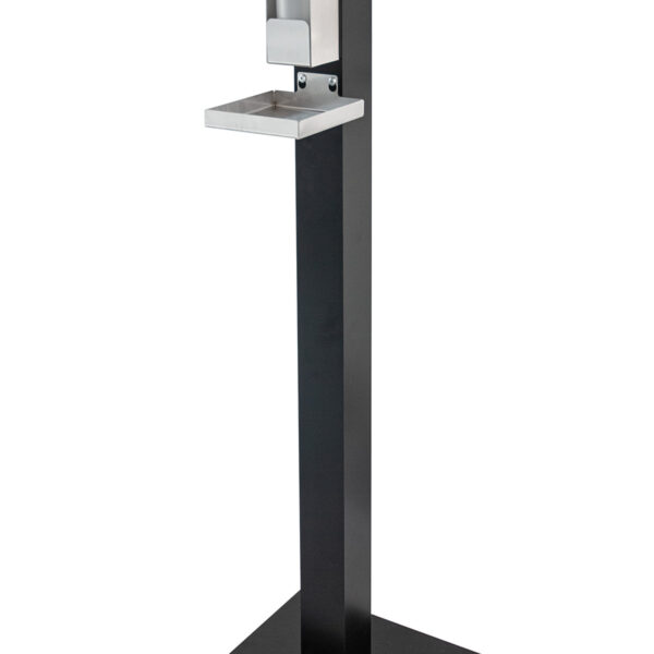 Hand-Desinfektions-Säule (schwarz)